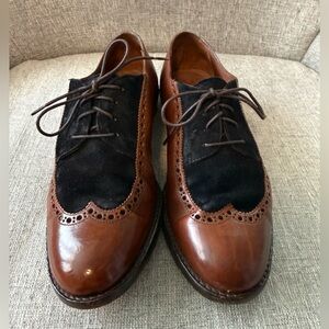 Cole Haan Made in Italy Wingtip Oxford Women’s Shoes 6.5B Leather Suede